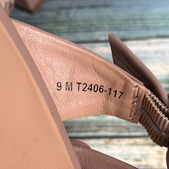 Trotters Lauri Slide Sandals Woven Taupe Leather Adjustable Strap Womens Size 9M - Picture 12 of 12